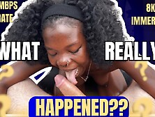 Pov: Chocolate Queen Amelia Star 8k - 240 Mbps Bitrate - Blowjob,  Squirt & Hardcore