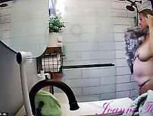 Found Hidden Cam (fake) Footage of My Mom Mrs.  Joanne Tanner the Real Public Schoolteacher in the Shower on my Dad's Computer 6