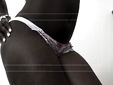 Newbie ebony whore does porn for the 1st time