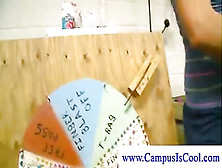 Teens enjoying some college sex games