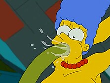 Cheating Marge Simpsons Becomes The Alien Mistress