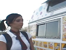 Gorgeous young milfie gets hard fucked on the billiards