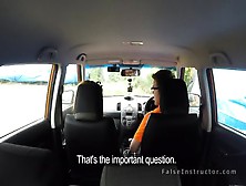 Big Booty Ebony Bangs Driving Instructor