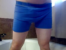 Being ribald at home piddle filling up my boxers gets me powerful.