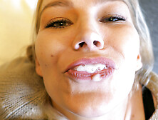 Open your mouth,  pour in sperm,  be happy!