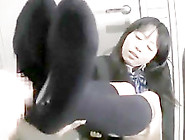 Japanese Navy-blue Socks Sockjob