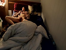 teen 18+ STEP-SISTER CAUGHT MASTURBATING ON