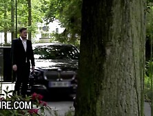 Favourable Limo Driver in a Sexy 3Some with Anna Polina and Jessie Volt