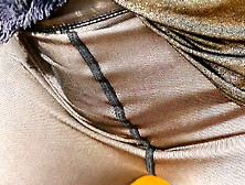 Masturbating Anal Play & Finger Banging Close up Outdoors in Tights & High Heels