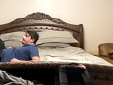 This Hidden Cam Films Two Chubby Guys As They Fuck In The Bedroom