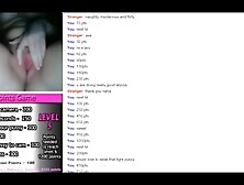 [Omegle] Leaking Pussy After HB Bate in TheGame
