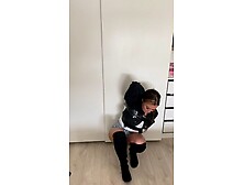 Tied Up In Knee High Boots