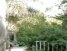 Threesome with big dildo lesbian pussy fucking with Angie Savage