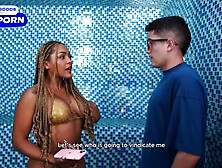 Latina Milf Fucks Nerdy Boy in Interracial Sex in Public! Carla Morelli & Pip...