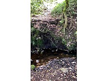 Caminata con follada y mamada al aire libre alguien nos descubre