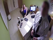 LOAN4K.  Agent can give girl credit only if she satisfies sex needs