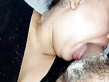 Big thirsty lips sucking a horny destroyed cock,  she fucks with her insane blowjob