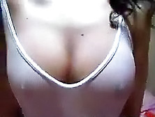 Hot Tits And Hard Nips In Tank Top