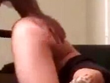 She's throwing it back,  while he fucks her.