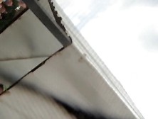 cam under the beach cabin catching sexy butt details