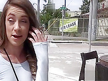 Honey Gets To Her Kness Performing A Steamy Oral Sex