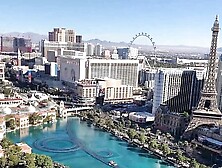 Sex in a hotel in Las Vegas with a hot brunette