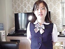 Erika 18Yrs Old,  Pure Innocent School Uniformed Beauty* Gets Baptized By Super Big Cock Threesome!