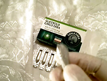 Glycerin suppository causes climax with abundant squirting