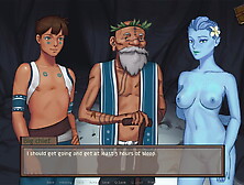 PITS - Nice sex on a tropical island. Love with watter nymph