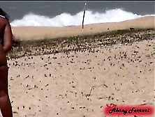 Morena Bunduda Doing Exhibitionism At Praia Do Nordeste