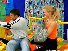 Three-Way Whammy! Hot MILF Triangle With Two Sexy Brunettes & A Hunk