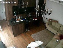 IPCAM - Balkan girl fucked in living room. mp4