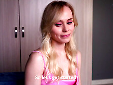 A Gorgeous Escort Girl Came to the Call for the First Time and Allowed to Cum...