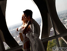 Gentle blonde loves tender sex