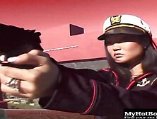 Lucy Lee is more likely to be found sucking crewmen off in a shipping container