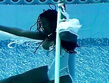 Ebony Underwater Pole dance
