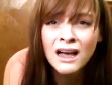 Cute amateur gets a severe spanking