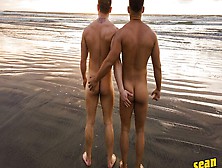 Sean Cody - Sean And Josh Tease Outdoors,  Fuck Indoors