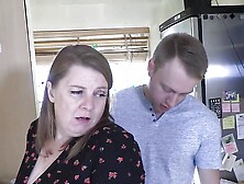 Mature busty stepmom gets anal sex from young stepson