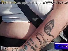 RevealMe -- CURVY FEMALE-DOMINANT TIT PLAY & MASTURBATION IN CAR: BREASTY SOLO DREAM