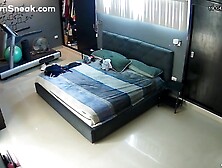 IPCAM - Young woman changing clothes in bedroom. mp