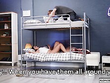 Bunk Bed Surprise - Hot Blonde Teen Fucked Hard By Step-Brother In His Room