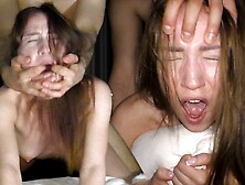 Thin College Teeny Plowed In ROUGH Sex Session - BLEACHED BARE - Ep XVI