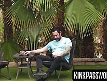 Restrained babe Vanessa Sky is anal stretched and fisted roughly