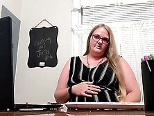 Your Teacher Gives You Joi In Her Office And Reveals That You Got Her Pregnant!