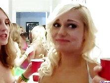 Very Sexy bffs gets laid by a big random cock into hard