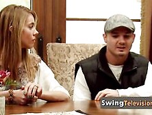 Adventurous Couples Try Swinging For The First Time With Complete Strangers.  Amateur Reality Show.