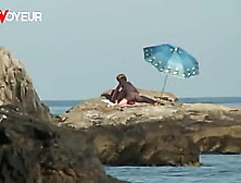 Beach Voyeur.  Nude Beach Photo Shoot Ended With Hardcore Sex Under The Sun