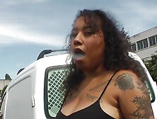 I Caught A Black Girl Masturbating And Peeing In Public!