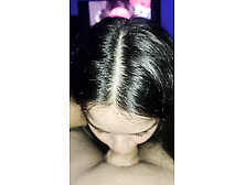 Lunah Blanc devours Ragnar Blanc big stick while watching anime.